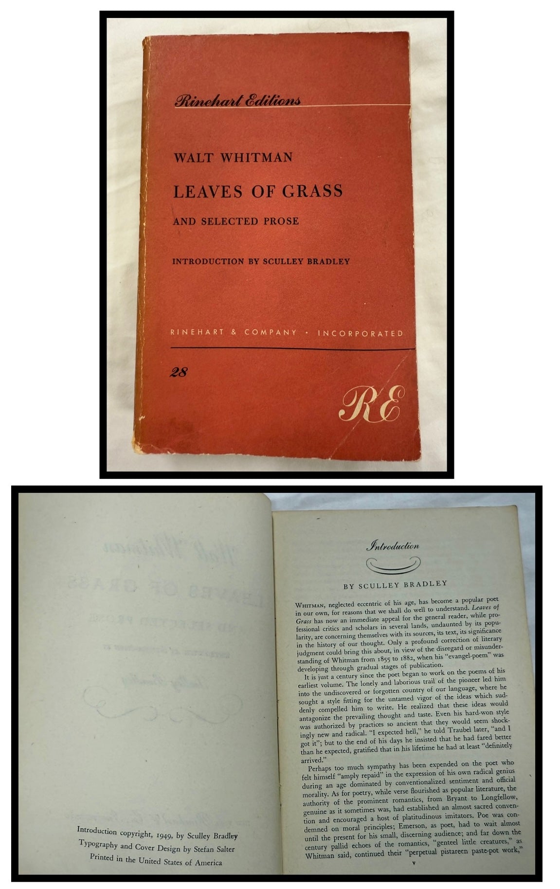Leaves of Grass and Selected Prose (Walt Whitman)