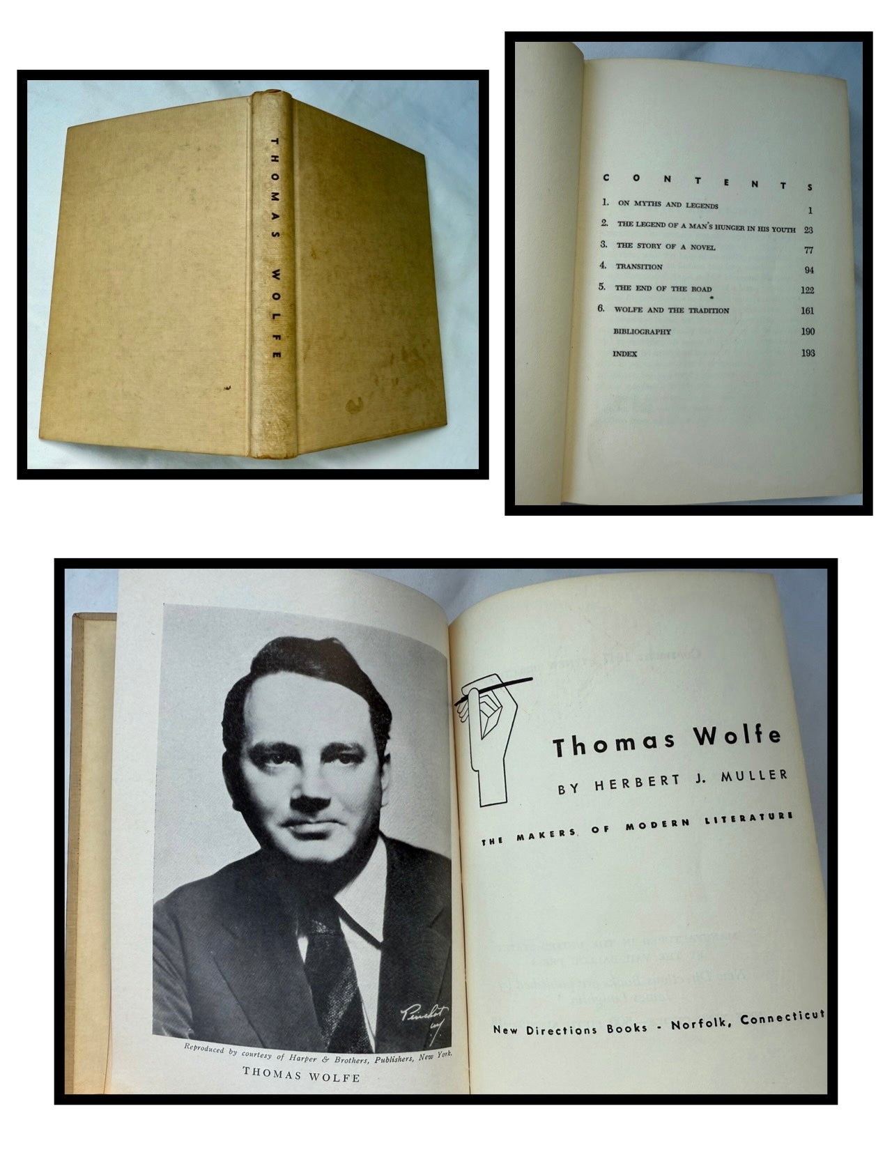 Thomas Wolfe by Herbert J. Mueller