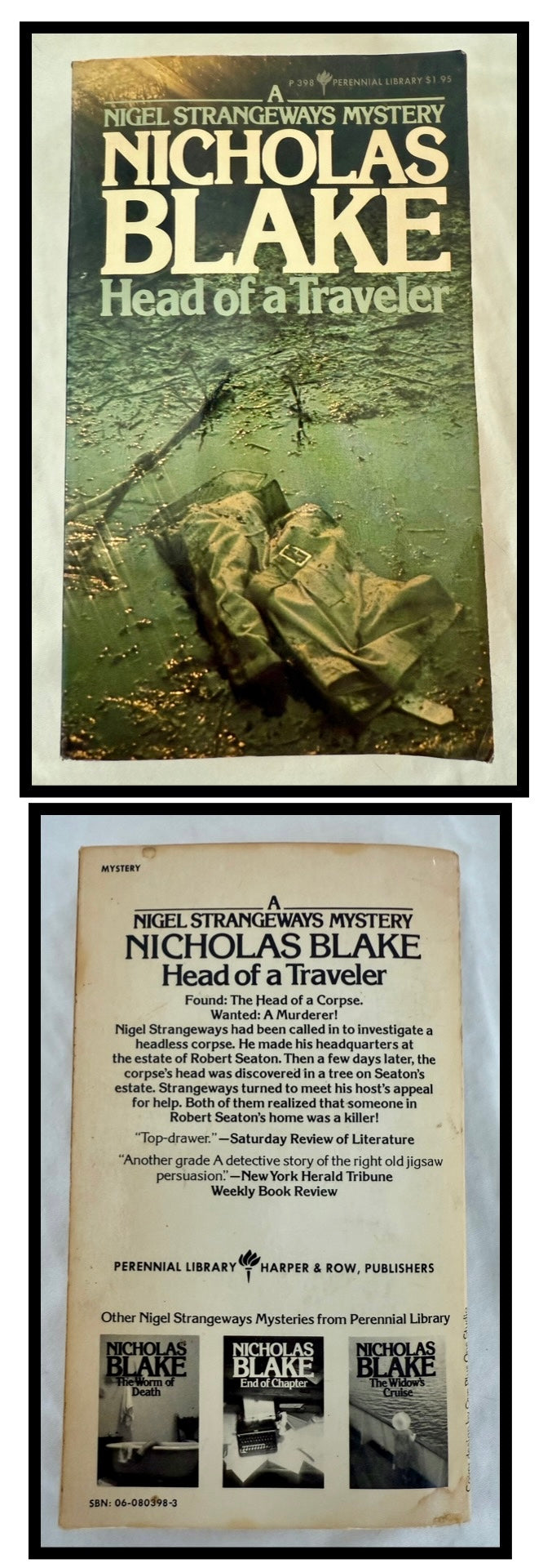 Head of a Traveler (A Nigel Strangeways Mystery) by Nicholas Blake