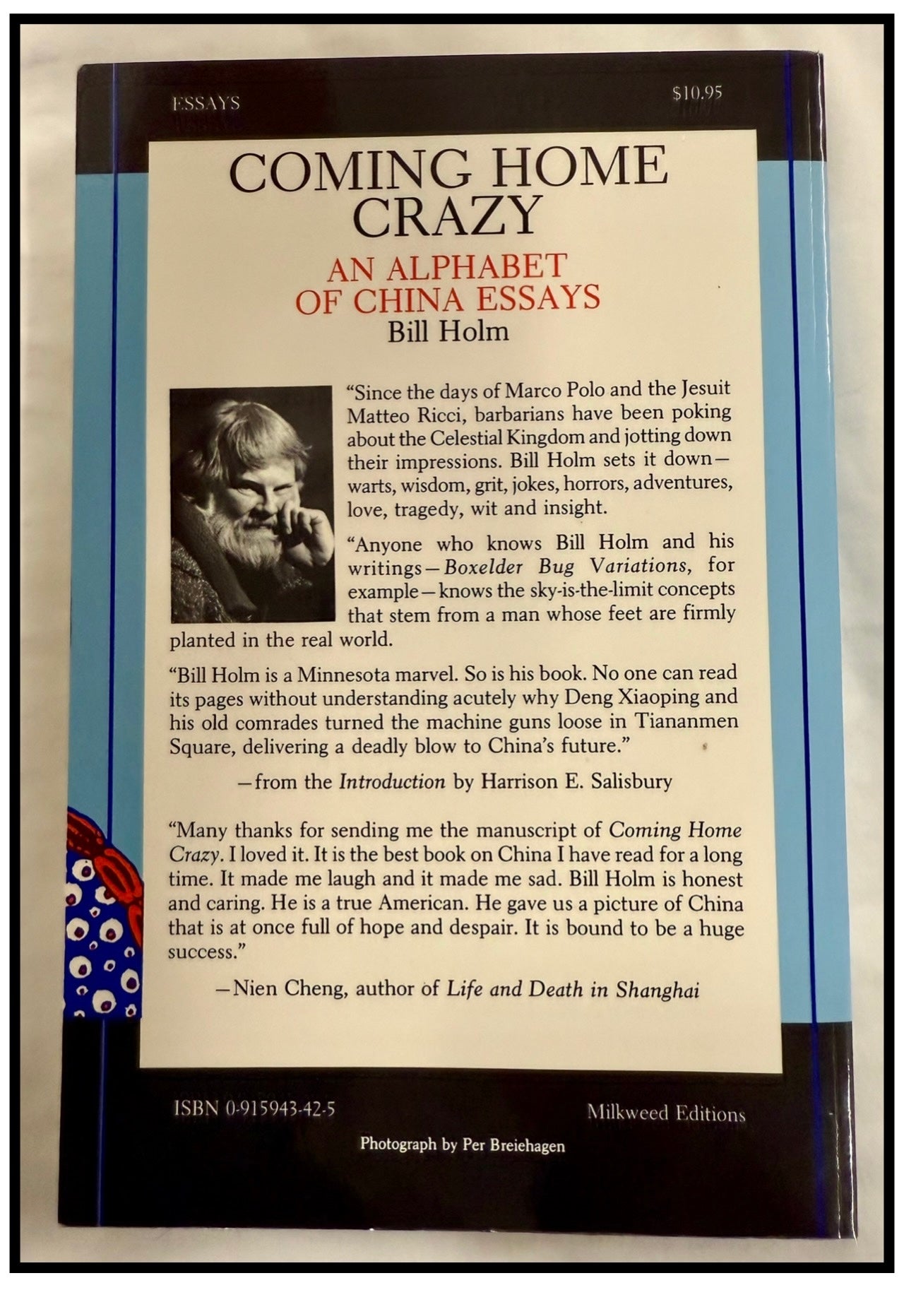 Coming Home Crazy: An Alphabet of China Essays by Bill Holm