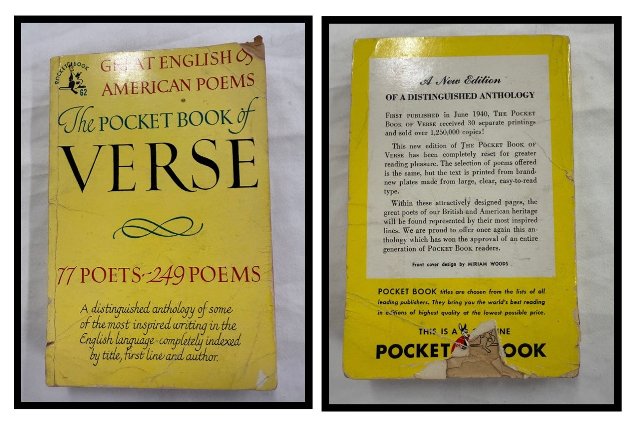 Great English & American Poems The Pocket Book of VERSE