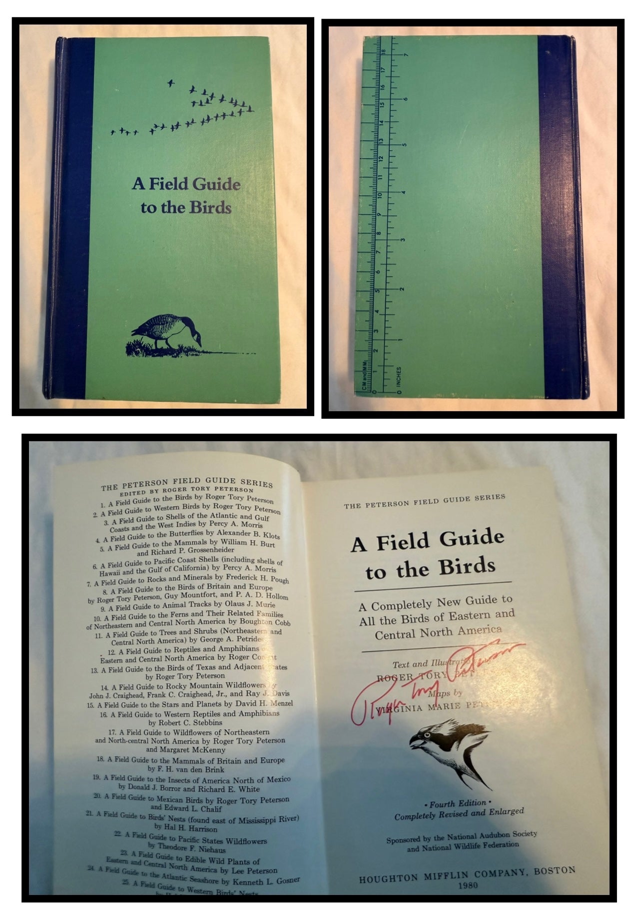 A Field Guide to the Birds by Roger Tory Peterson (Signed by the author)