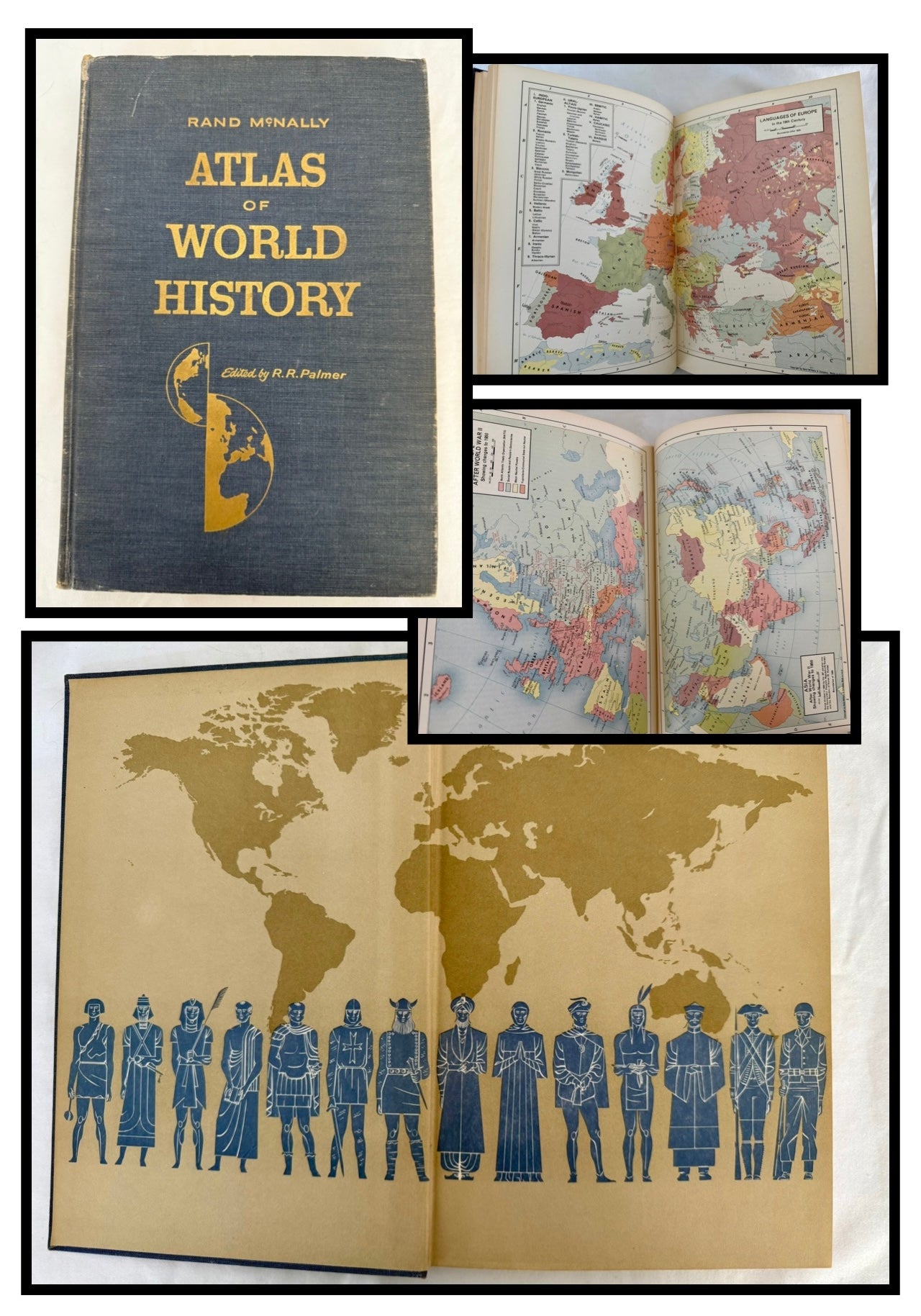 Atlas of World History, published in 1957 (MCMLVII) by Rand McNally