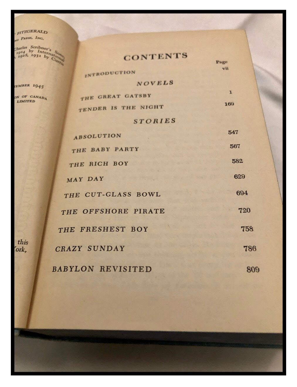 The Portable F. Scott Fitzgerald