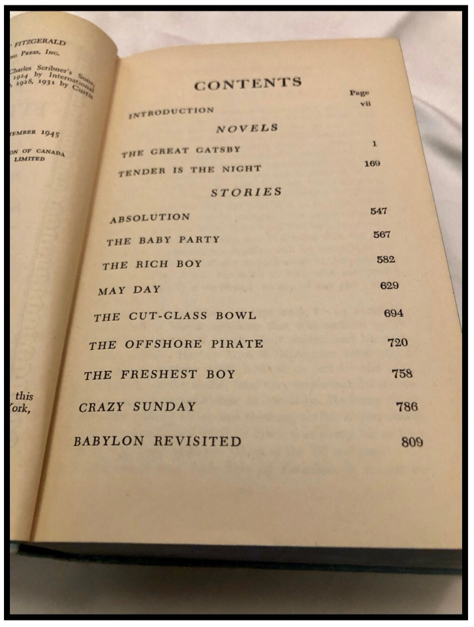 The Portable F. Scott Fitzgerald