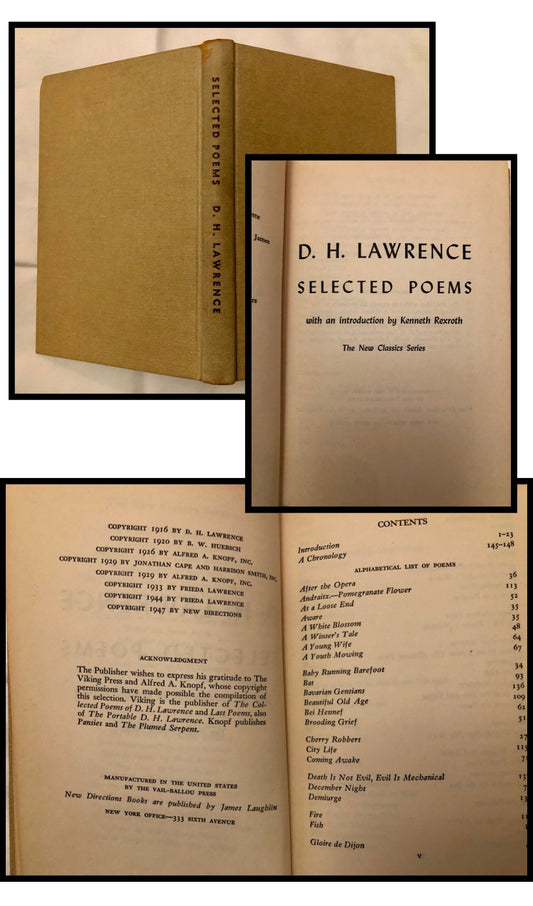 The Selected Poems of D. H. Lawrence