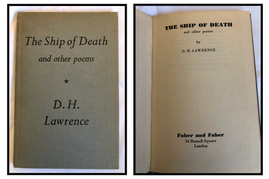 The Ship of Death and other poems by D. H. Lawrence